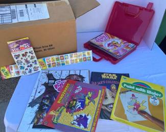 Kids Coloring Books, Stickers Galore And My Little Pony