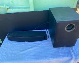 Bose Center Channel Speaker And PSB Subwoofer