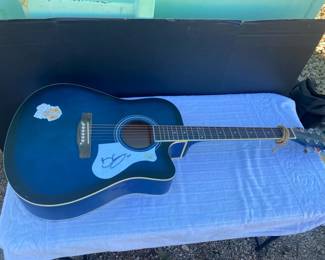 Queen Signed Acoustic Guitar