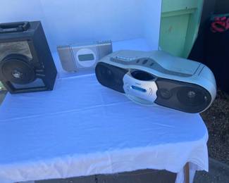 Portable Sound CD Cassette Player And More