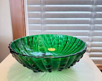Vintage Anchor Hocking Emerald Bowl
