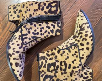 Miu Miu Leopard Boots sz 38