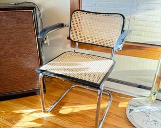 Marcel Breuer Cesca Chairs (4) with extra caning - 1 chair has a hole (not pictured).