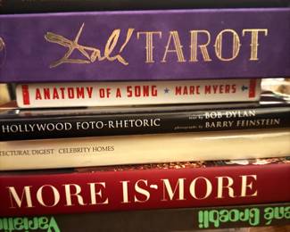 Tons of coffee table books and more