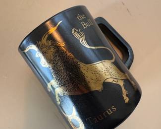 Vintage Taurus Zodiac Mug
