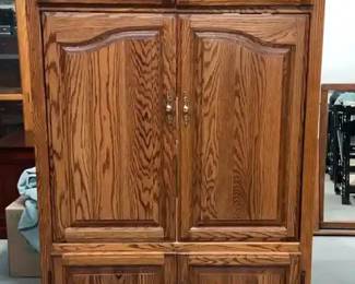 Oak Entertainment Center