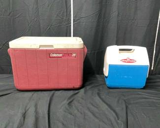 Pair of Camping Coolers