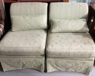 Pair of Cushioned Sofa Seats