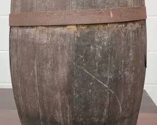 Vintage Oak Barrel