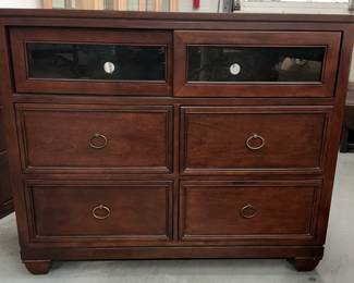 Six Drawer Mahogany Dresser 