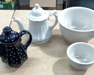 Teapots And Bowls