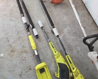Ryobi Pole Saws and Stihl Brush Cutter