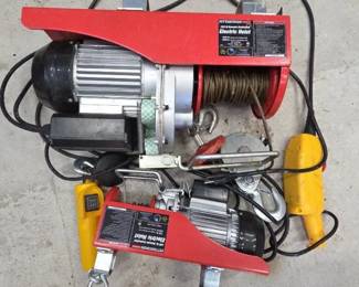 Pair Of Electric Hoists
