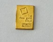 1 Gram .999 Fine Gold Bar