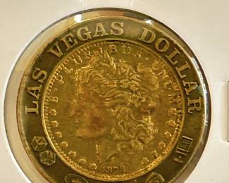 Vintage Las Vegas Faux 1879 Dollar "Vegas Show Girl" Souvenir Token