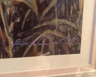 Framed & Matted Print "Picking Daisies" by Steve Hanks