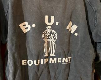 B.U.M. Equipment Black & White Hooded Sweatshirt