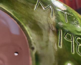 1982 Ceramic Light Up Christmas Tree Decoration