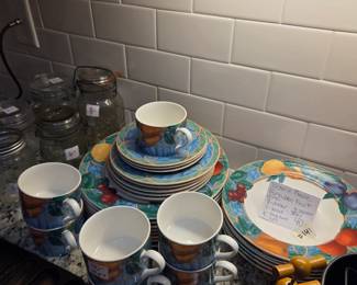 #141	Victoria Beale Forbidden Fruit Dishes - 29 pieces	 $40.00 
