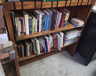 #159	Wood 2 shelf Bookshelf - 44x9x43	 $30.00 
