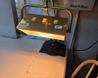 #154	Bankers Metal Lamp 	 $20.00 
