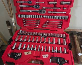 #161	135 Piece Set of Craftsman Tool Set in case (some pieces missing)	 $65.00 
