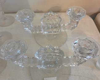 #77	Set of 2 Glass Candle Holders	 $25.00 
