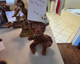 #107	Mexican Folk Art Clay Figurine	 $20.00 
