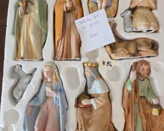 #86	Nativity Set - 9 pieces	 $20.00 

