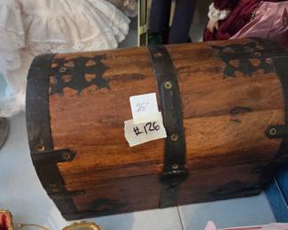 #126	Wooden Camel Top Box - 10x6x7	 $25.00 
