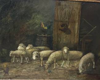 Alfred Montgomery Oil on Board