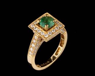 Fine 18k Gold Jewelry with Gemstones