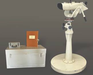 Soviet Model BMT 110 Binocular Telescope with Accessories 