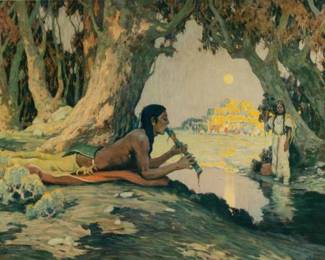 Rare E.I. Couse Chromolithograph 