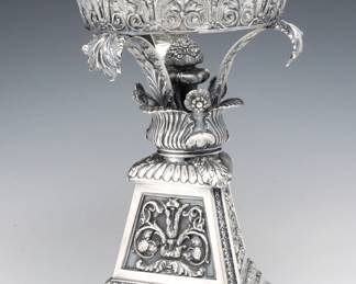 A Mathew Boulton Sterling Silver Epergene Circa 1830s 