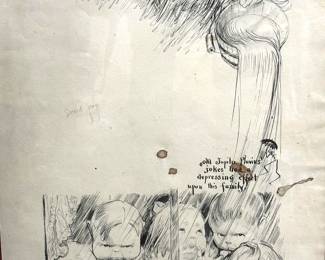 Rose O Neill Illustration with Unusual Signature