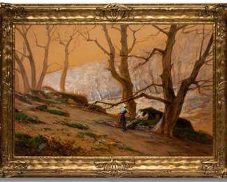 Harvey Young Colorado Artist Watercolor on Paper