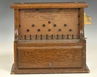 Circa 1910 The New Piano Game