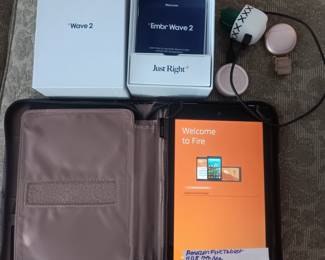 Embr wave 2 wrist cooler/heater & Amazon fire tablet HD8 7th generation 