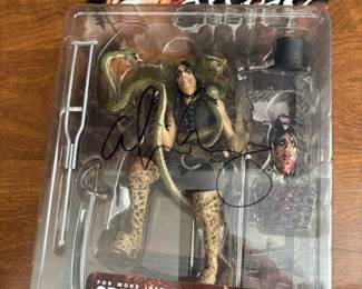 Alice Cooper autographed action figure