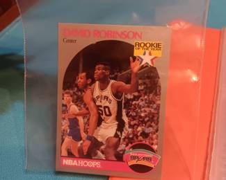 David Robinson Rookie of the year 1990 NBA Hoops