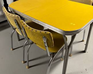 1950's Yellow Dinette Set