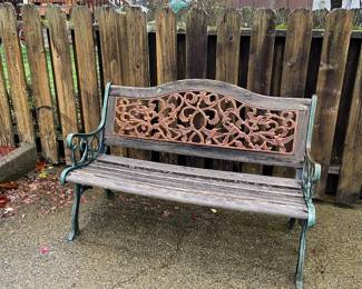Beautiful park bench.