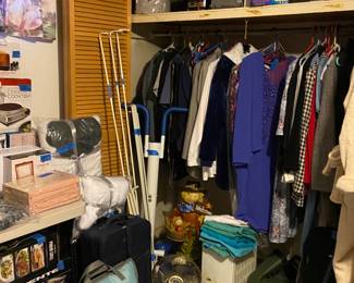 Luggage, women’s clothes, new-in-packaging gifts.