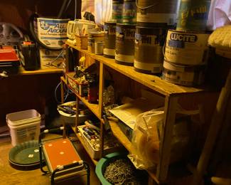 Shed contents.