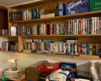 DVD’s, games, bedding.