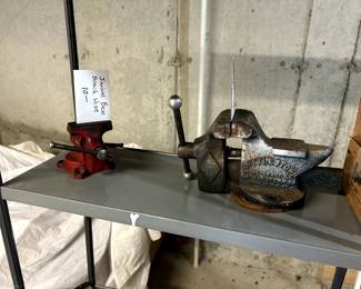 vintage bench vices