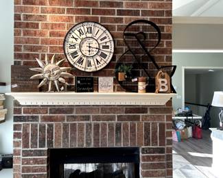 Another large Clock and misc decor