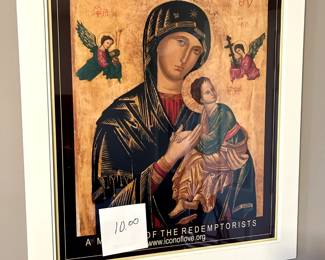 Nicely framed Our Lady of Perpetual Help
