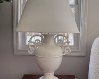 Pair of Bassanello Urn Lamps, Italy C. 1940